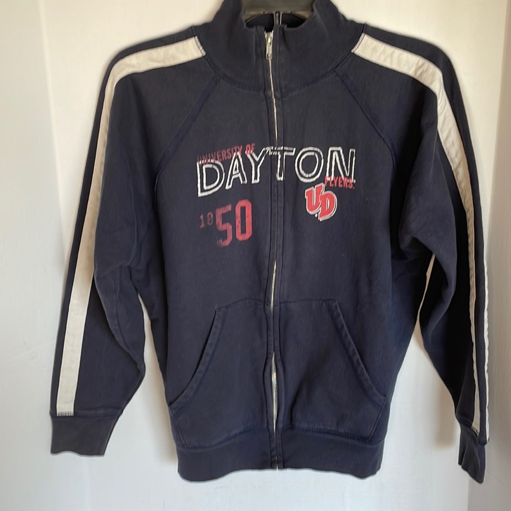 University of Dayton sweat jacket full zipper and front pockets youth 14/16